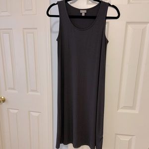 Smokey Grey tank style dress from J Jill — like new!